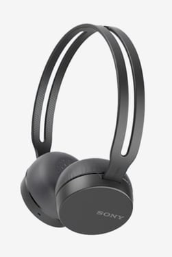 Sony CH400 On The Ear Wireless Headphones With Mic (Black)