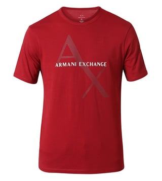 Armani Exchange Rhubarb Classic Logo Print T-Shirt Armani Exchange Rhubarb Classic Logo Print T-Shirt