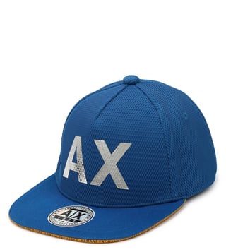 Armani Exchange Mykonos Blue Vintage Baseball Cap Armani Exchange Mykonos Blue Vintage Baseball Cap