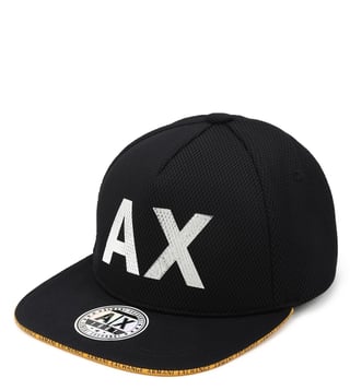 Armani Exchange Nero Vintage Patch Baseball Cap Armani Exchange Nero Vintage Patch Baseball Cap