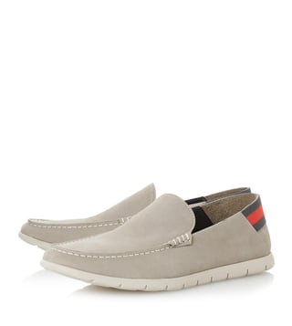 Dune London Grey Busquets Webbing Crush Back Loafers Dune London Grey Busquets Webbing Crush Back Loafers