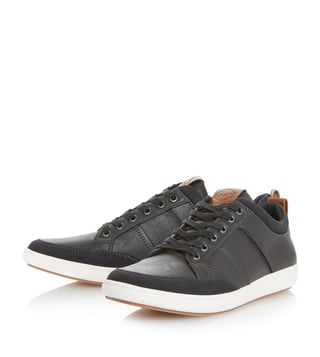 Dune London Black Tristan Pu Toe Bumper Trainer Sneakers Dune London Black Tristan Pu Toe Bumper Trainer Sneakers