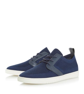Dune London Navy Terminal Knitted Trainer Sneakers Dune London Navy Terminal Knitted Trainer Sneakers