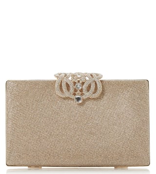 Dune London Gold Eterrnal Diamante Clasp Clutch Dune London Gold Eterrnal Diamante Clasp Clutch