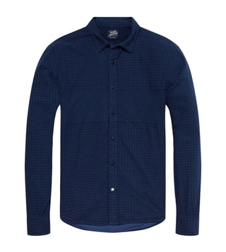 Scotch & Soda Blue Double Weave Shirt Scotch & Soda Blue Double Weave Shirt