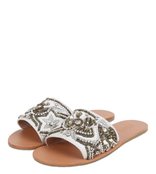 Dune London White Lido Di Slides Dune London White Lido Di Slides