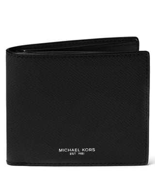 MICHAEL Michael Kors Black Harrison Small Leather Wallet MICHAEL Michael Kors Black Harrison Small Leather Wallet
