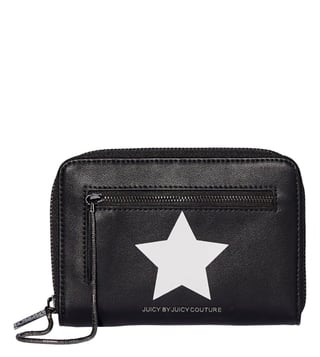 Juicy Couture Black Grain Juicy Alexis Wallet Juicy Couture Black Grain Juicy Alexis Wallet