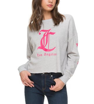 Juicy Couture Heather Pearl Logo Graphic T-Shirt Juicy Couture Heather Pearl Logo Graphic T-Shirt