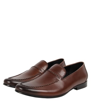 Dune London Brown Plait Di Loafers Dune London Brown Plait Di Loafers