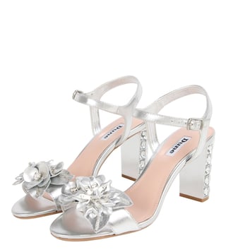 Dune London Silver Madagaska Di Back Strap Sandals Dune London Silver Madagaska Di Back Strap Sandals