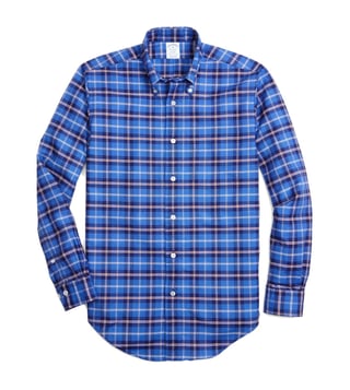 Brooks Brothers Open Blue Oxford Regent Fit Sport Shirt Brooks Brothers Open Blue Oxford Regent Fit Sport Shirt