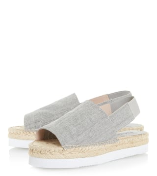 Dune London Taupe Lucindie Back Strap Sandals Dune London Taupe Lucindie Back Strap Sandals