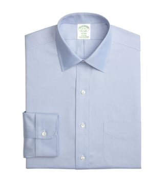 Brooks Brothers Open Blue Non-Iron Shirt Brooks Brothers Open Blue Non-Iron Shirt