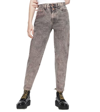 Diesel Rinse Washed Grey Denim Alys L.32 Pantaloni Skinny Fit Jeans Diesel Rinse Washed Grey Denim Alys L.32 Pantaloni Skinny Fit Jeans