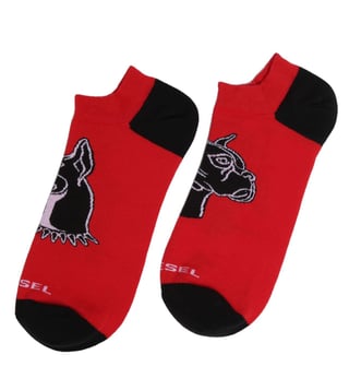 Diesel Racing Red SKM-GOST Low Cut Socks (Medium) Diesel Racing Red SKM-GOST Low Cut Socks (Medium)