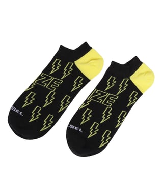 Diesel Black SKM-GOST Low Cut Socks (Small) Diesel Black SKM-GOST Low Cut Socks (Small)