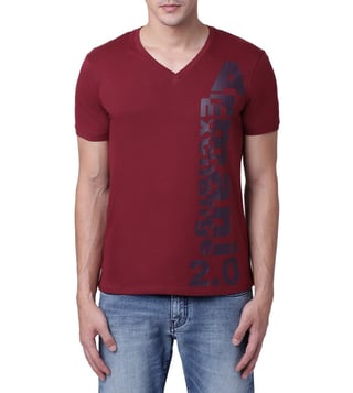 Armani Exchange Chocolate Truffle Vertical Logo 2.0 T-Shirt Armani Exchange Chocolate Truffle Vertical Logo 2.0 T-Shirt