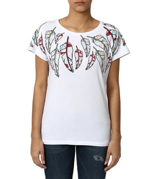 Emporio Armani White EA7 Printed T-Shirt Emporio Armani White EA7 Printed T-Shirt