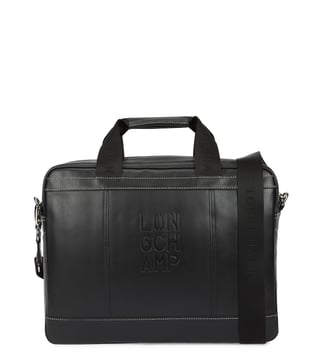 Longchamp Black Cavalier Medium Document Holder Longchamp Black Cavalier Medium Document Holder