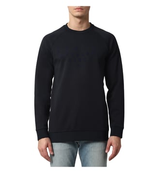Armani Exchange Navy Since '91 Side-Zip Sweatshirt Armani Exchange Navy Since '91 Side-Zip Sweatshirt