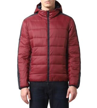Armani Exchange Chocolate Truffle Logo Tape Puffer Jacket Armani Exchange Chocolate Truffle Logo Tape Puffer Jacket