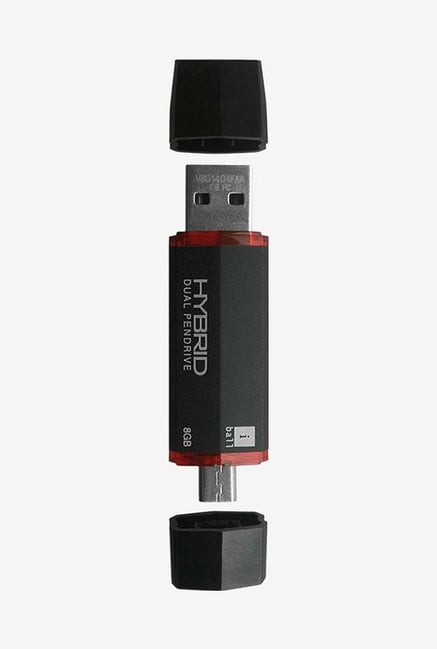 iball Hybrid Dual 8 GB Pen Drive Black iball Hybrid Dual 8 GB Pen Drive Black