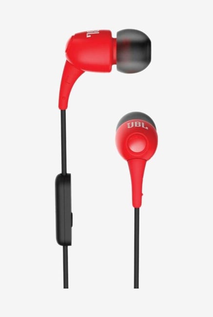 JBL T100A In-ear Headphones Red JBL T100A In-ear Headphones Red