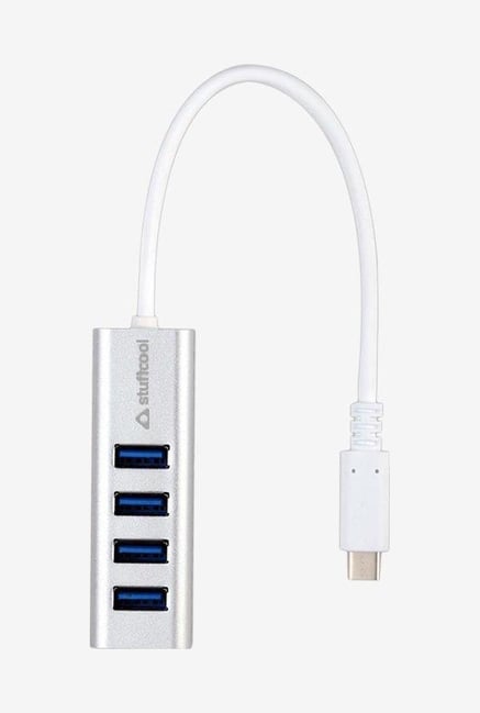Stuffcool Troop HBTRP USB 3.0 to USB C Hub Silver Stuffcool Troop HBTRP USB 3.0 to USB C Hub Silver