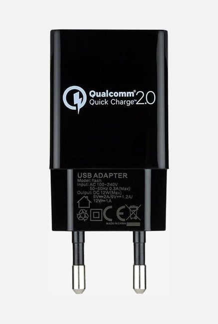 Stuffcool Flash 1A USB WCFLQK Wall Charger Black Stuffcool Flash 1A USB WCFLQK Wall Charger Black