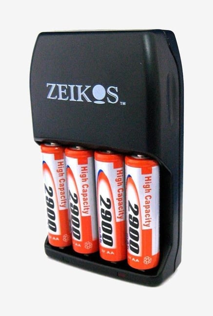 Zeikos Ze-Sc2900 Charger With 4Aa 2900Mah Batteries Zeikos Ze-Sc2900 Charger With 4Aa 2900Mah Batteries