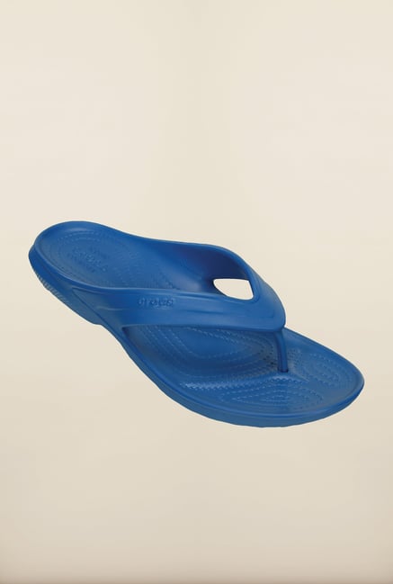 Crocs Classic Ultramarine Blue Flip Flops Crocs Classic Ultramarine Blue Flip Flops