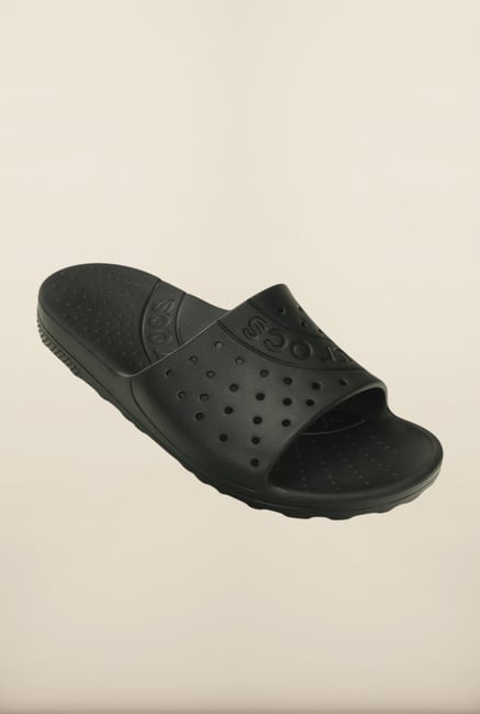 Crocs Chawaii Slide Black Slippers Crocs Chawaii Slide Black Slippers