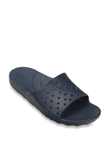Crocs Chawaii Slide Navy Slippers Crocs Chawaii Slide Navy Slippers