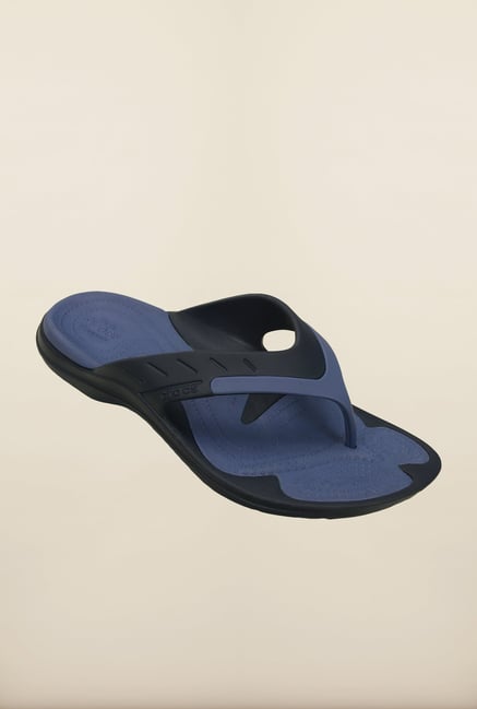 Crocs Modi Sport Navy & Bijou Blue Flip Flops Crocs Modi Sport Navy & Bijou Blue Flip Flops