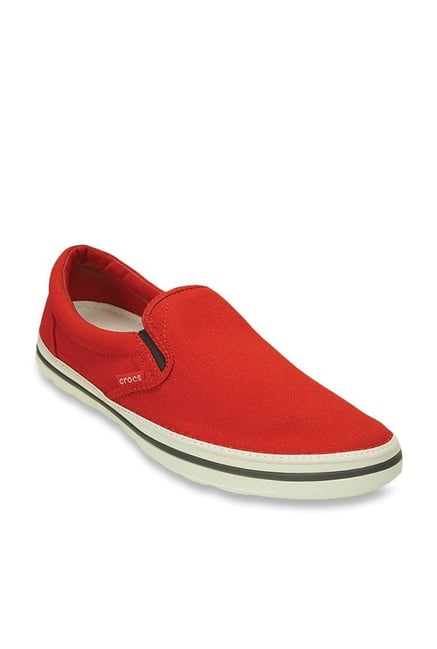 Crocs Norlin Red & White Sneakers Crocs Norlin Red & White Sneakers