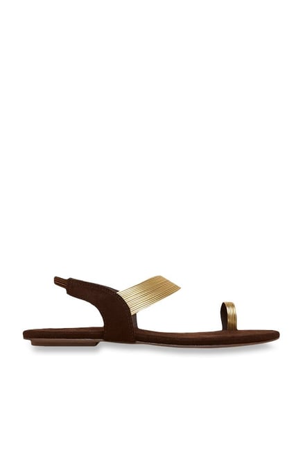 Inc.5 Gold Back Strap Sandals Inc.5 Gold Back Strap Sandals