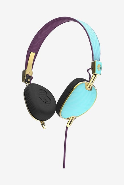 Skullcandy Knockout S5AVGM-396 Headphones (Robin Purple) Skullcandy Knockout S5AVGM-396 Headphones (Robin Purple)