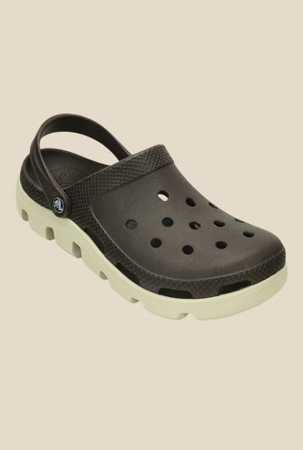 Crocs Duet Sport Espresso & Stucco Clogs Crocs Duet Sport Espresso & Stucco Clogs