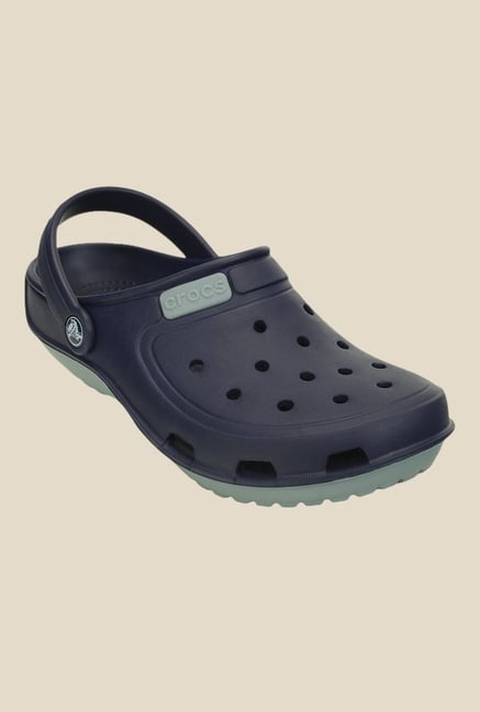 Crocs Duet Wave Nautical Navy & Grey Clogs Crocs Duet Wave Nautical Navy & Grey Clogs