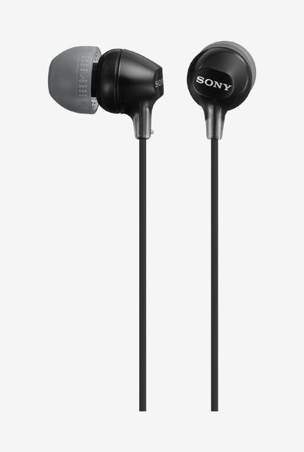 Sony MDR-EX15LP In The Ear Headphones (Black) Sony MDR-EX15LP In The Ear Headphones (Black)