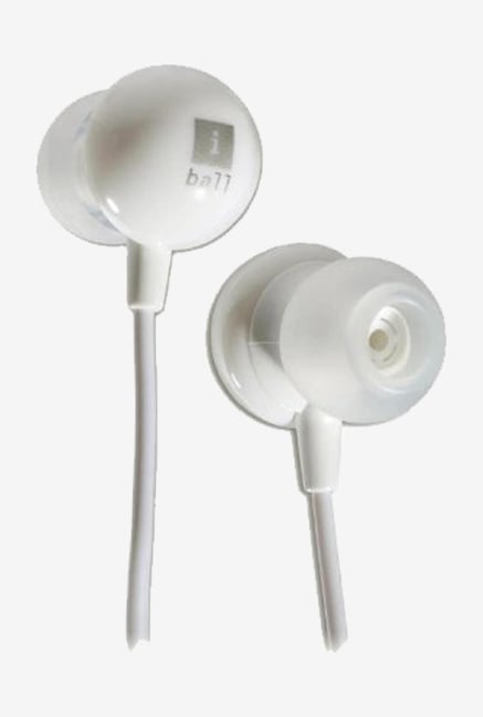 iBall Pearl White In the Ear Headphone (White) iBall Pearl White In the Ear Headphone (White)