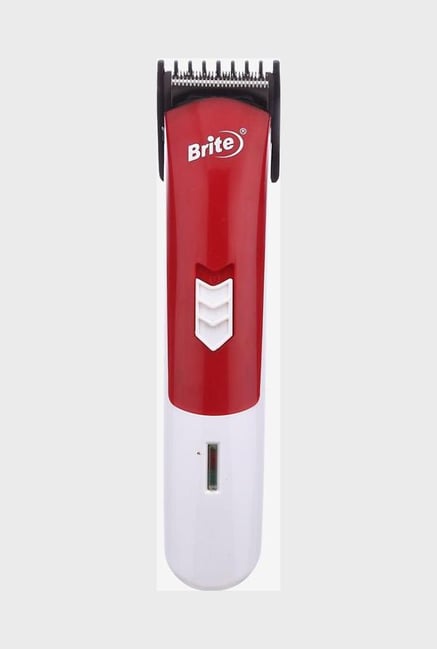 Brite Rechargeable BHT-605 2 in 1 Trimmer for Men (Red) Brite Rechargeable BHT-605 2 in 1 Trimmer for Men (Red)
