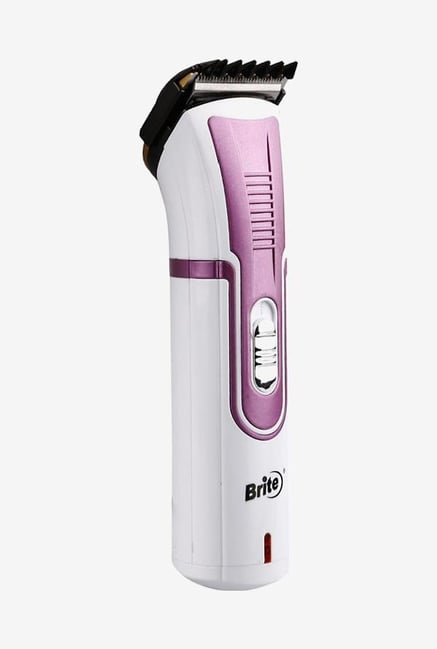 Brite Professional BHT-609 Trimmer for Men (Pink & White) Brite Professional BHT-609 Trimmer for Men (Pink & White)