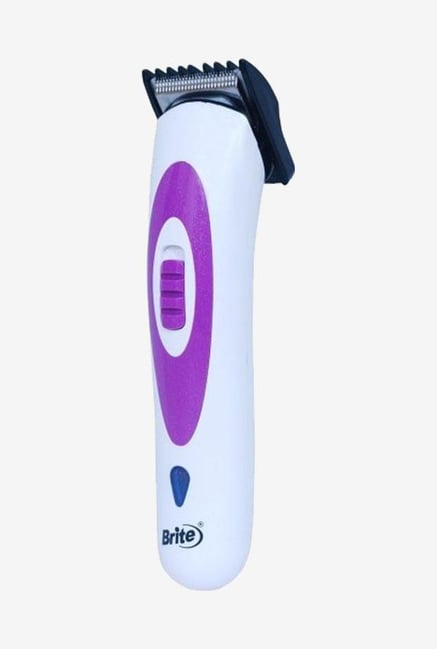 Brite BHT-580 2 in 1 Trimmer for Men (White & Pink) Brite BHT-580 2 in 1 Trimmer for Men (White & Pink)