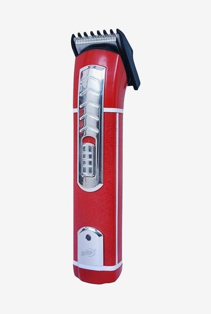 Brite BHT 407 Rechargeable Trimmer for Men (Red) Brite BHT 407 Rechargeable Trimmer for Men (Red)