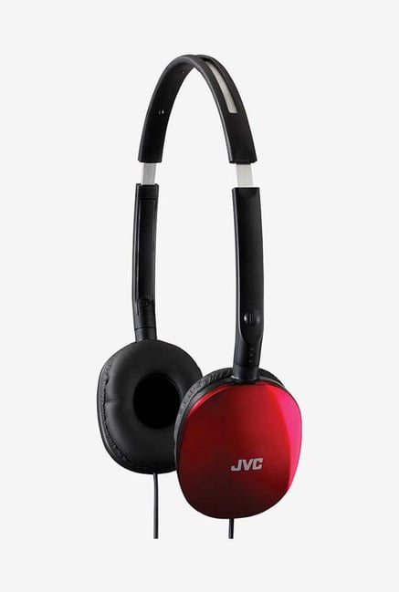 JVC HA-S160 On The Ear Headphones (Red) JVC HA-S160 On The Ear Headphones (Red)