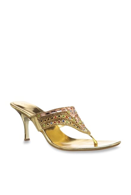 Catwalk Golden Thong Sandals Catwalk Golden Thong Sandals