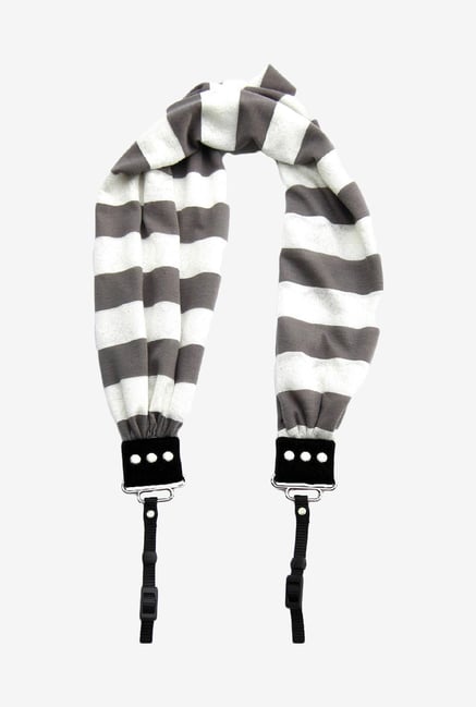 Capturing Couture SCARF-STGY Camera Strap (Grey & White) Capturing Couture SCARF-STGY Camera Strap (Grey & White)