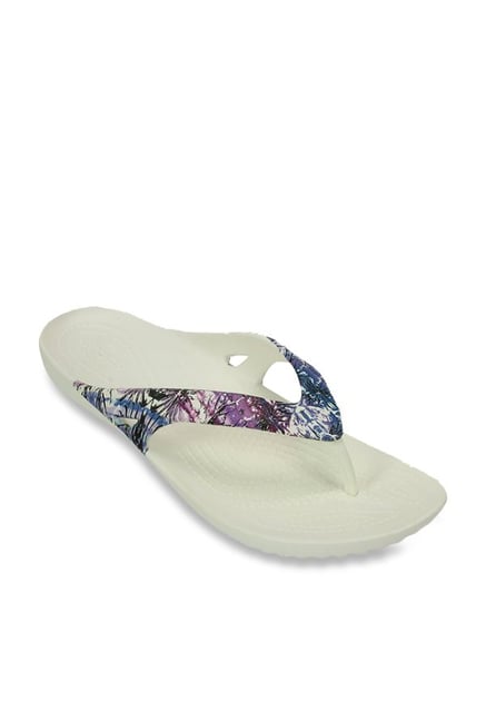 Crocs Kadee II Floral Multicoloured Flip Flops Crocs Kadee II Floral Multicoloured Flip Flops